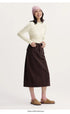 Women's Semi High Neck Wool Knit