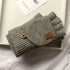 Women's Open Finger Knit Gloves