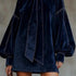 Women's Turtleneck Velvet Mini