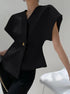 Women's Structured Blazer Top