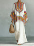 Women's Printed Wide Leg Two Piece