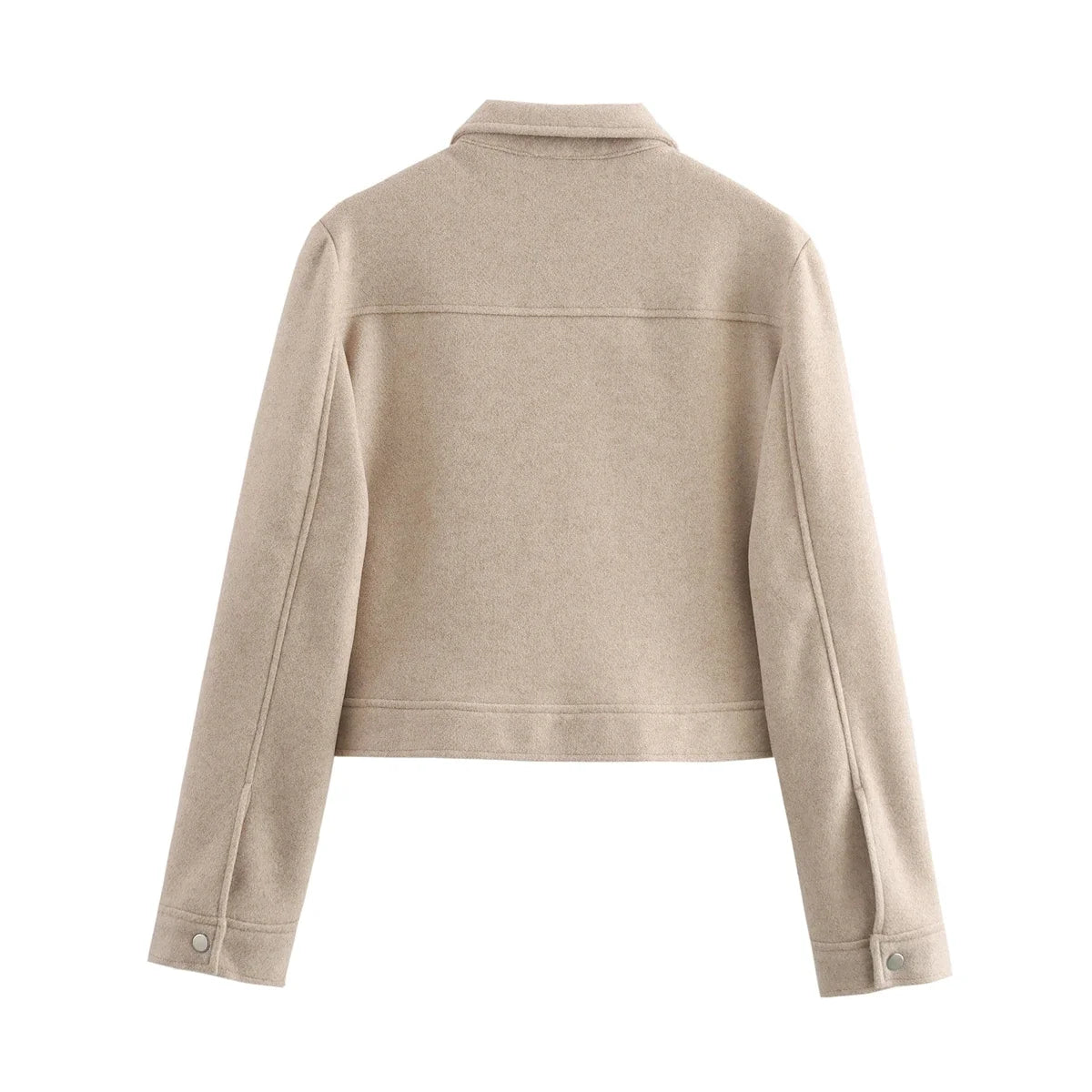 Women's Straight Cut Zip Winter Coat
