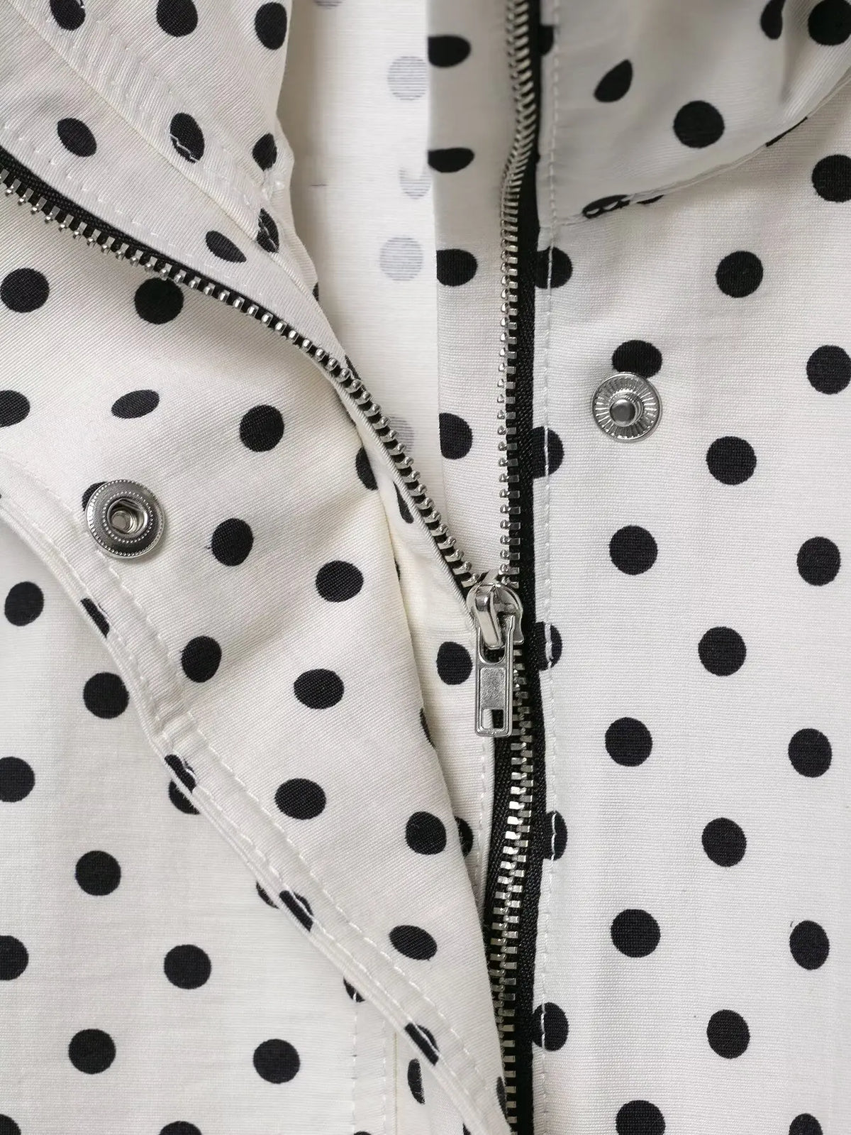 Women's Short Polka Dot Coat