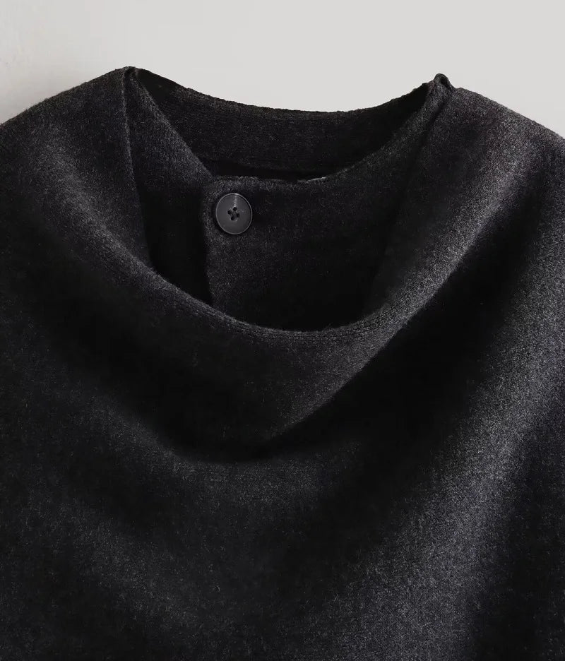 Women's Asymmetric Scarf Winter Parka