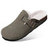 Men's Winter Clogs – Fleece Lined Suede