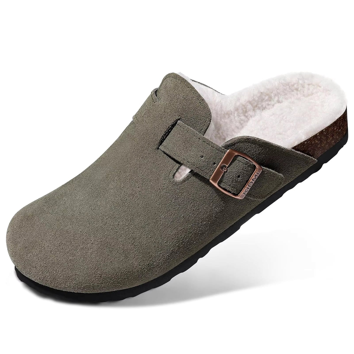 Men's Winter Clogs – Fleece Lined Suede