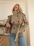 Women's Cropped Trench with Belt