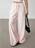 Women's Wide Leg Striped Trousers