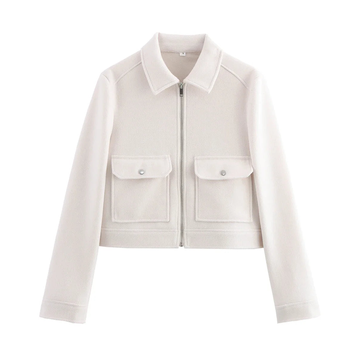Women's Straight Cut Zip Winter Coat