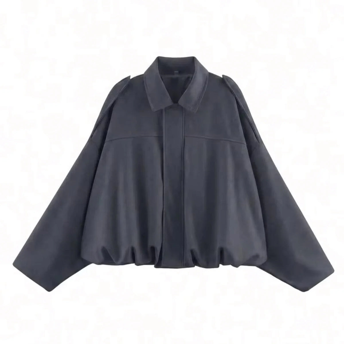 Women's Batwing Suede Coat