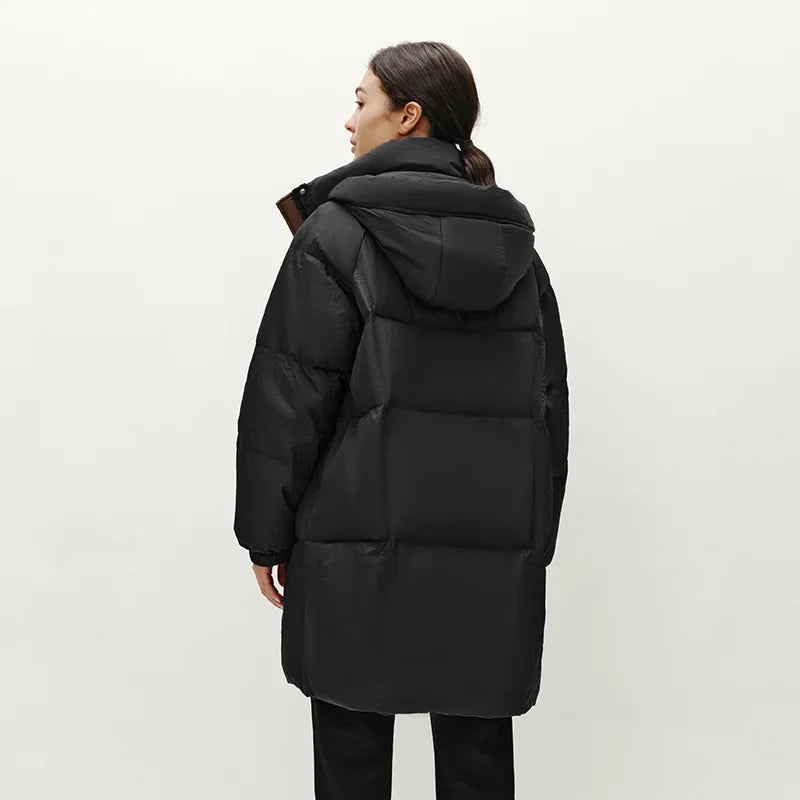 Women's Loose Long Down Coat