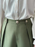 Women's Pleated Drape Wide Leg Pants