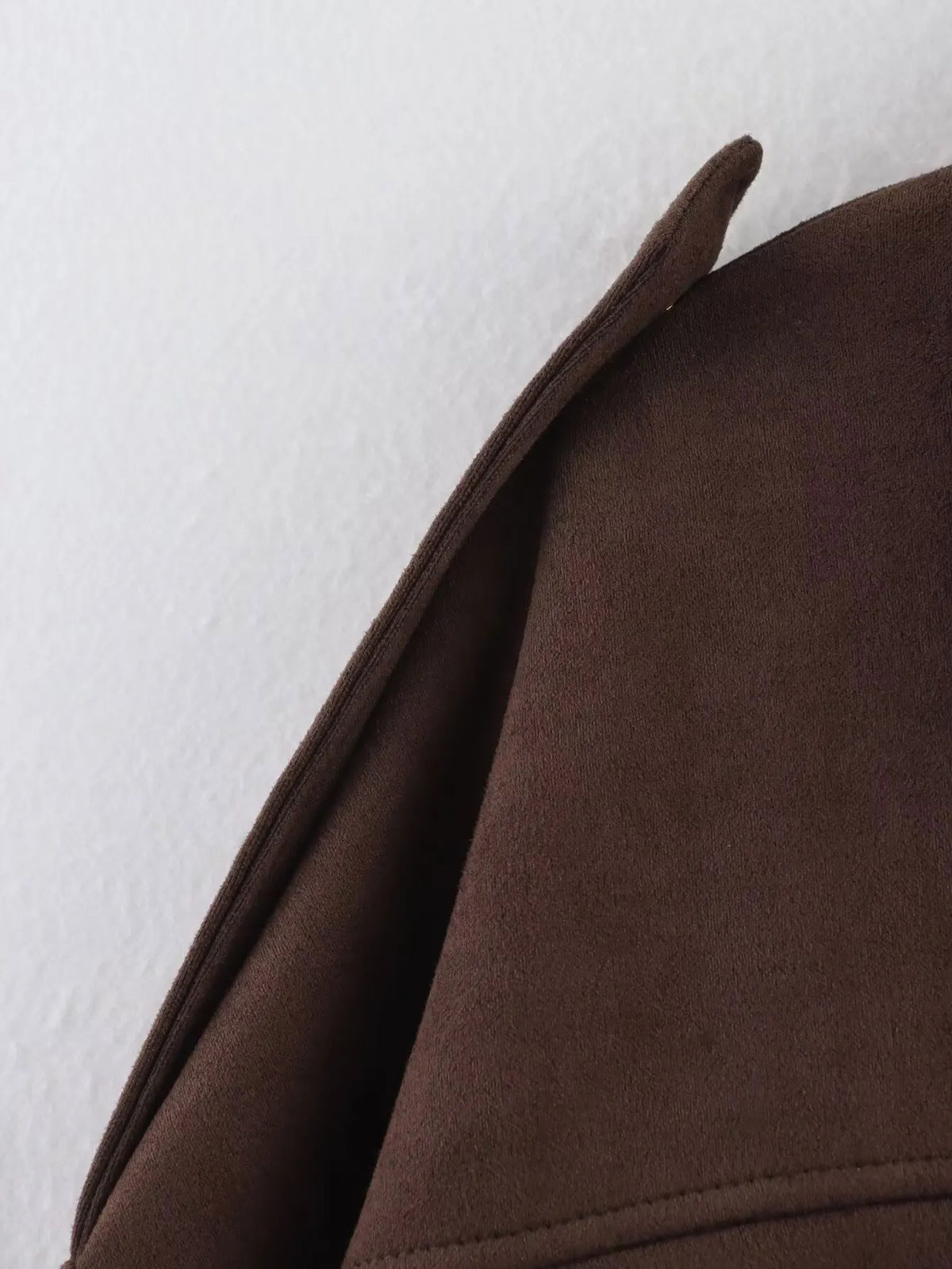 Women's Batwing Suede Coat