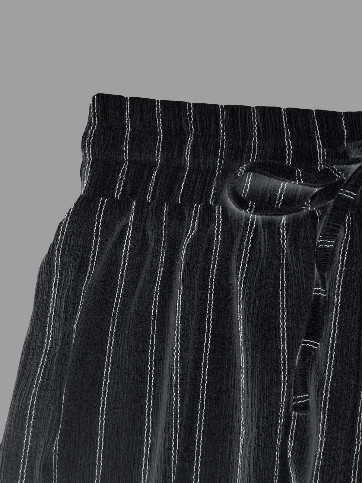 Women's Wide Leg Striped Trousers
