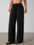 Women's Wide Leg Striped Trousers