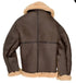 Shearling Aviator Jacket with Adjustable Fit and Vintage Style – Genuine Sheepskin Outerwear 4