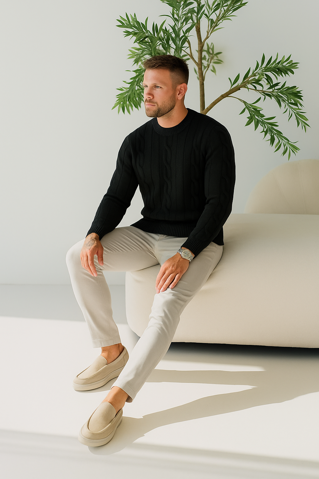Stylish Casual Men's Knitwear