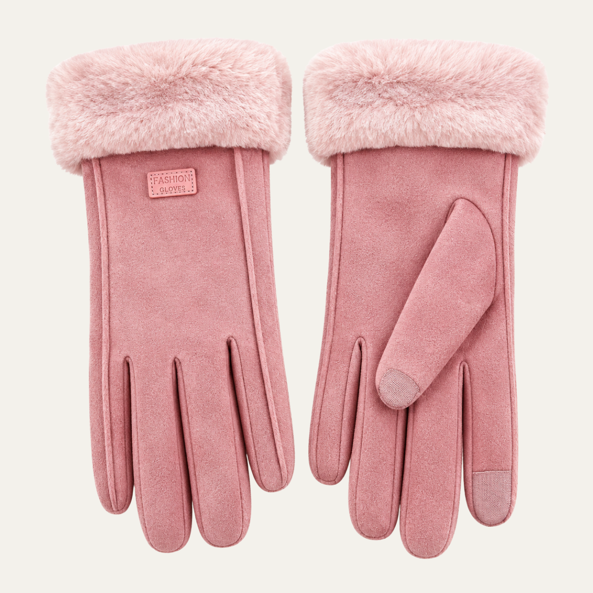 Women's Wind Resistant Plush Gloves