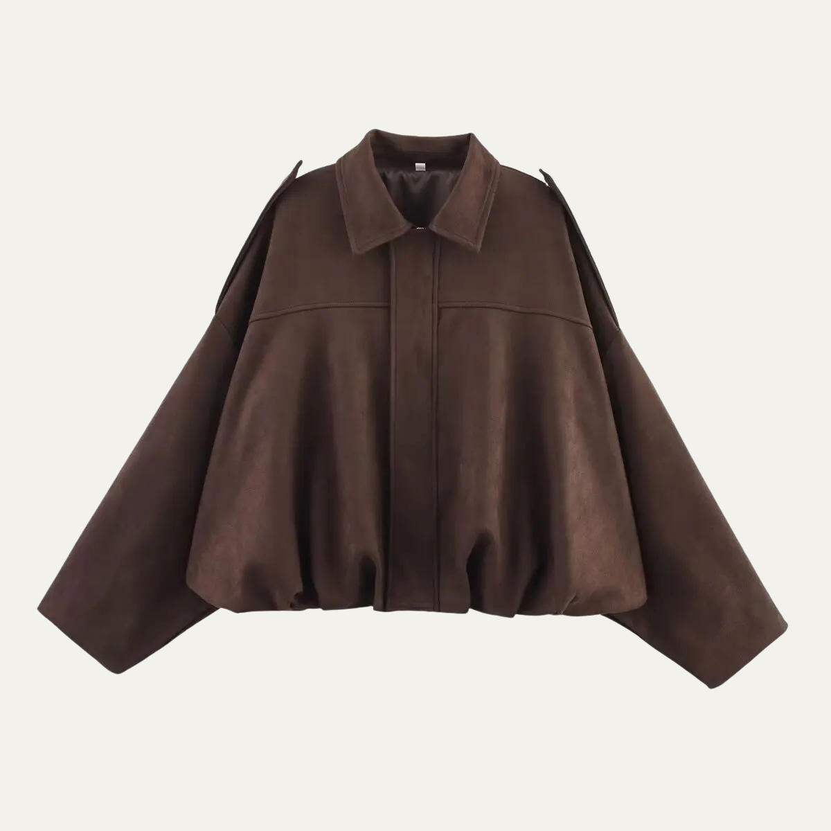 Women's Batwing Suede Coat