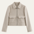 Women's Straight Cut Zip Winter Coat