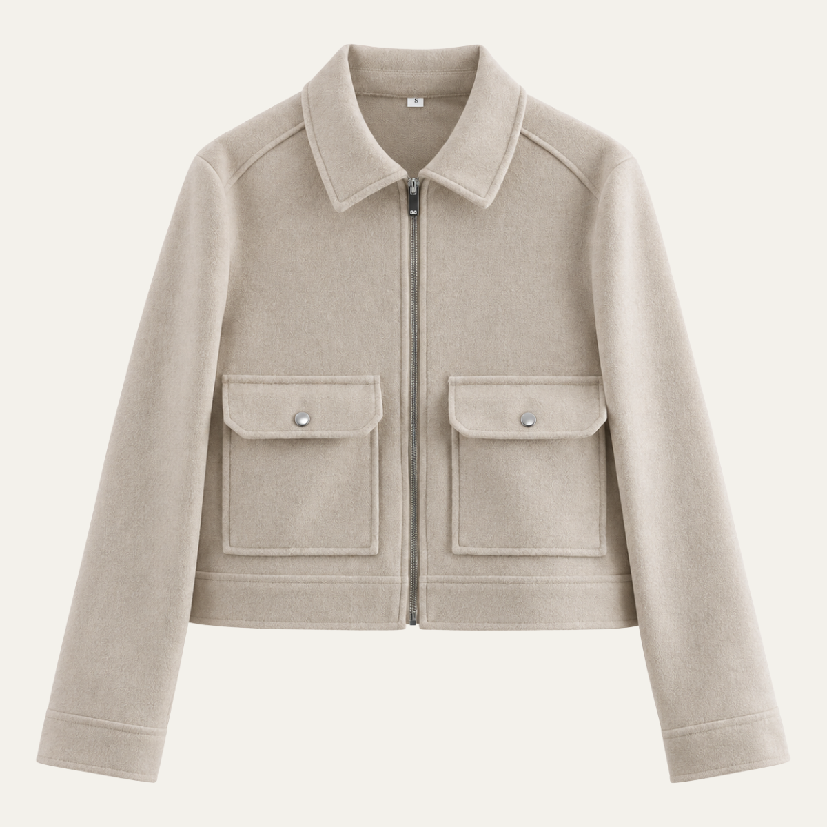 Women's Straight Cut Zip Winter Coat