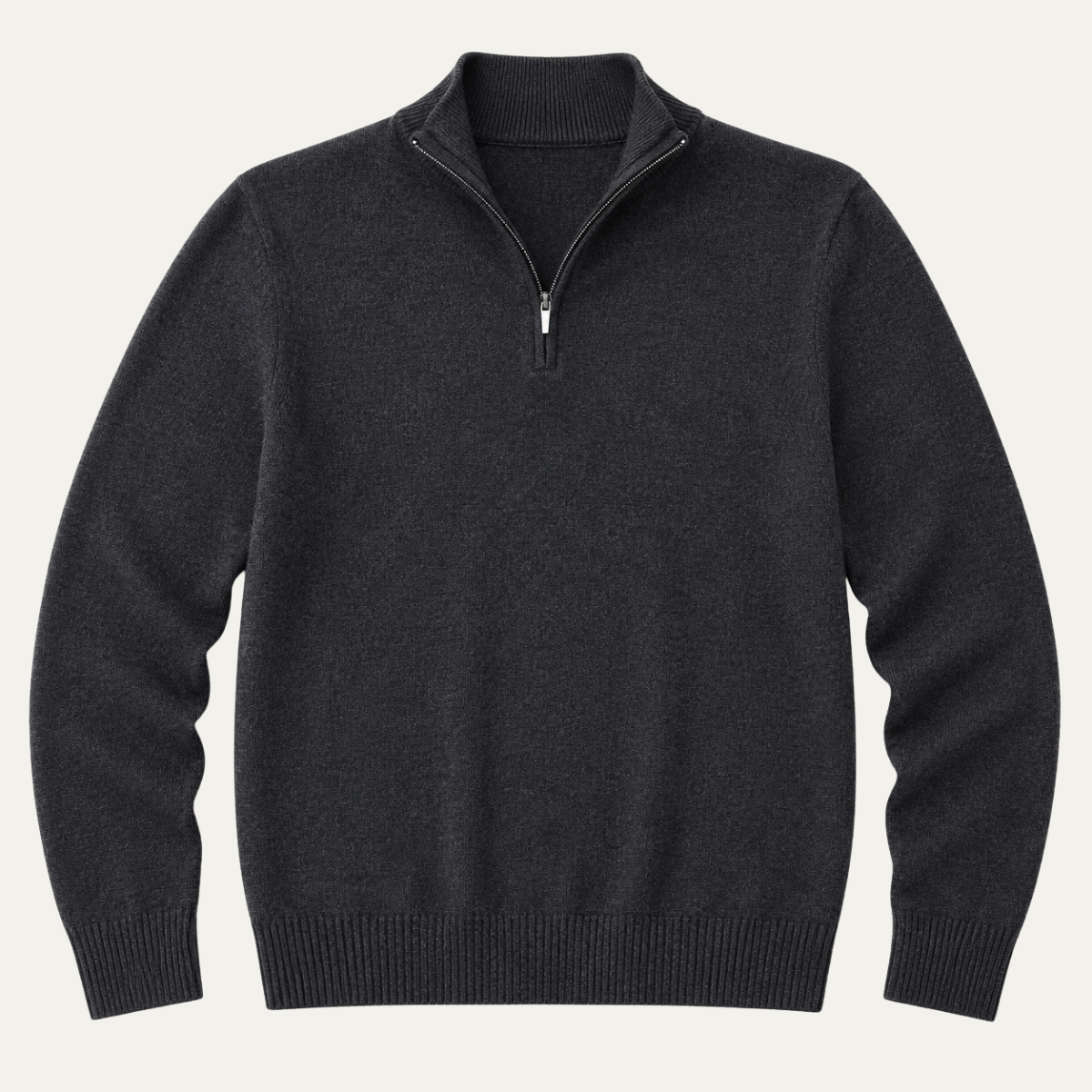 The Bologna Men's Quarter Zip Knit Sweater