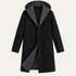 Men's Wool Coat with Hood – Mid Length