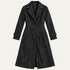Women's Slim Long Faux Suede Coat