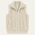 Women's Lapel Collar Plush Vest