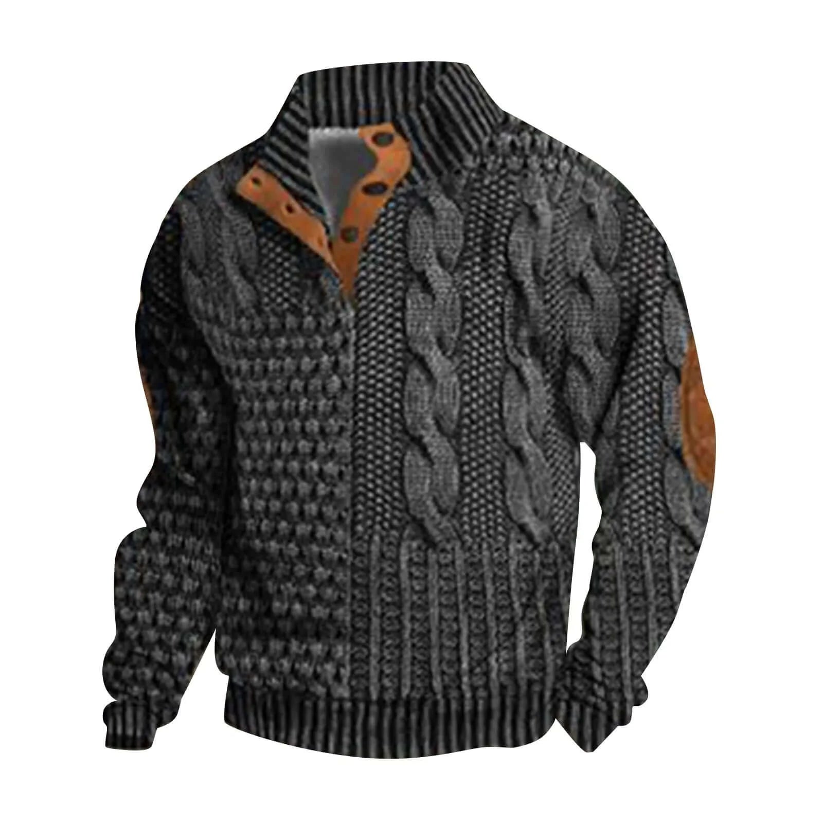 Casual retro cashmere sweater for men