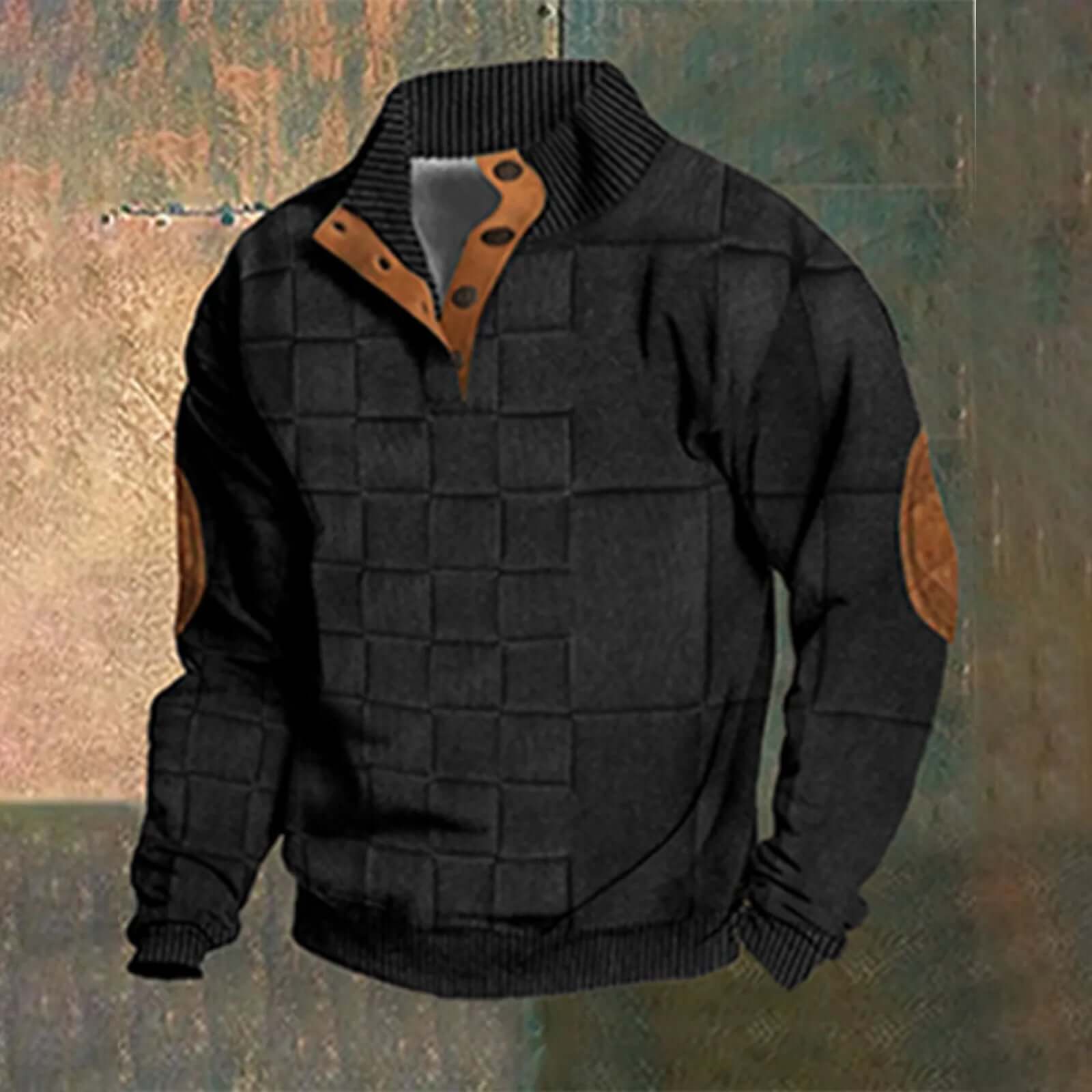 Casual retro cashmere sweater for men