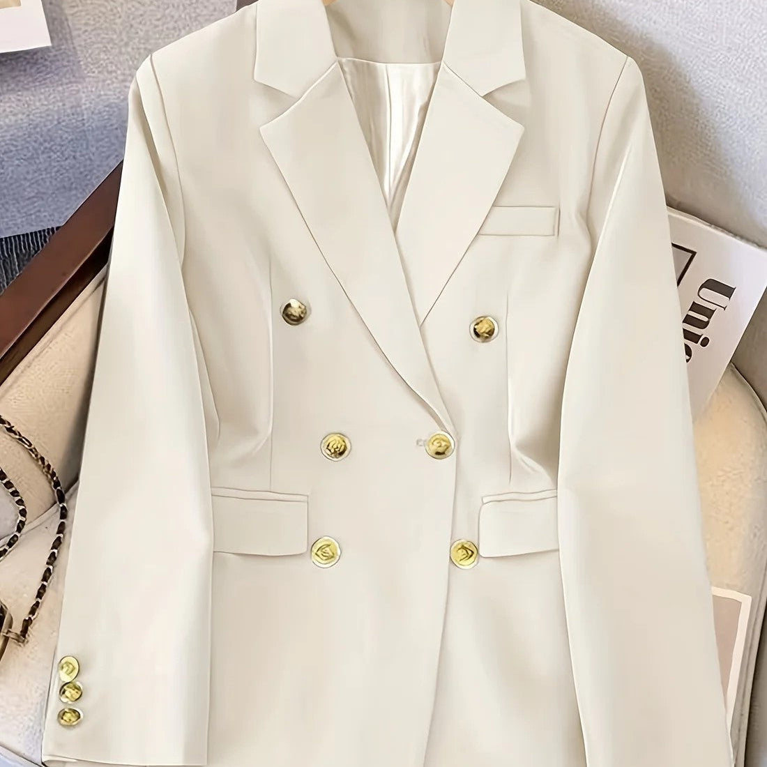 Women's Tailored Double Breasted Blazer