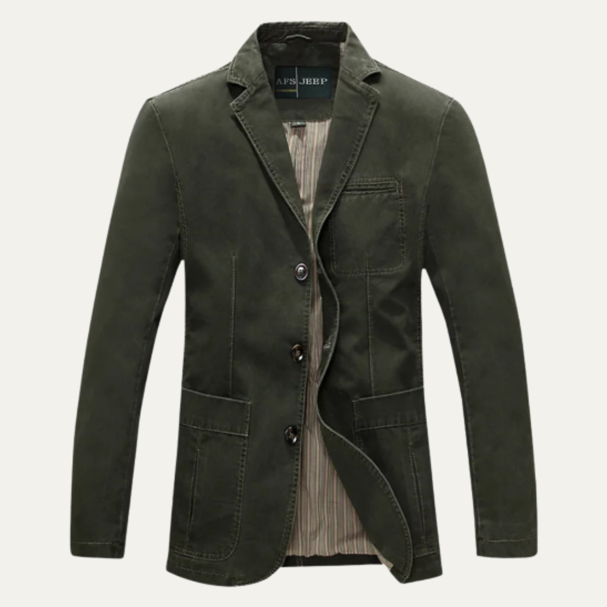 The Siracusa Men’s Casual Lightweight Slim Fit Cotton Blazer