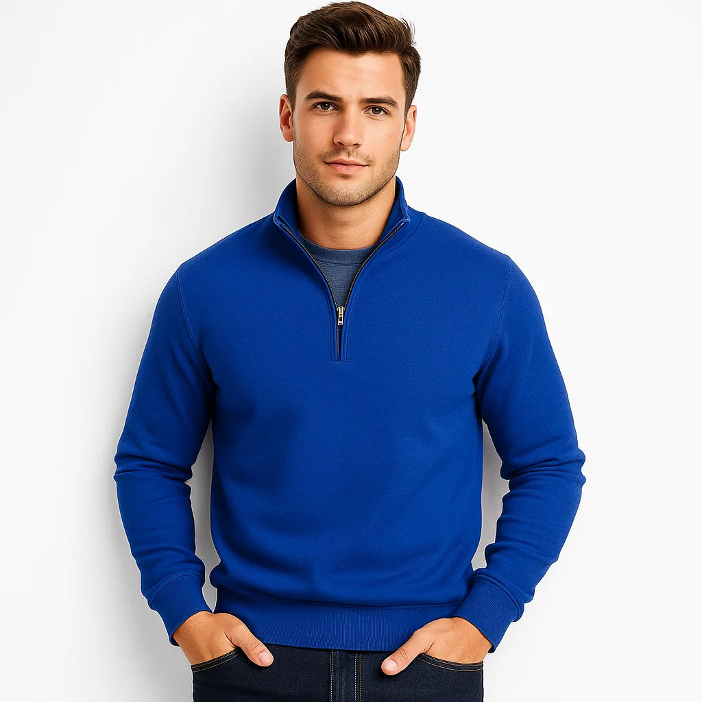 Men’s Casual Zipper Sweater | Pullover