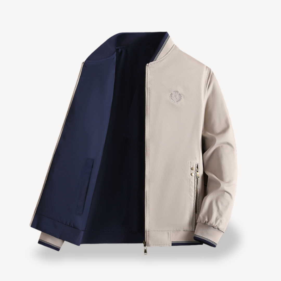 Reversible Formal Bomber Jacket