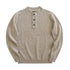 Men's Button Neck Knit Pullover – Henley