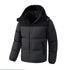 Men's Two Tone Puffer Coat – Quilted