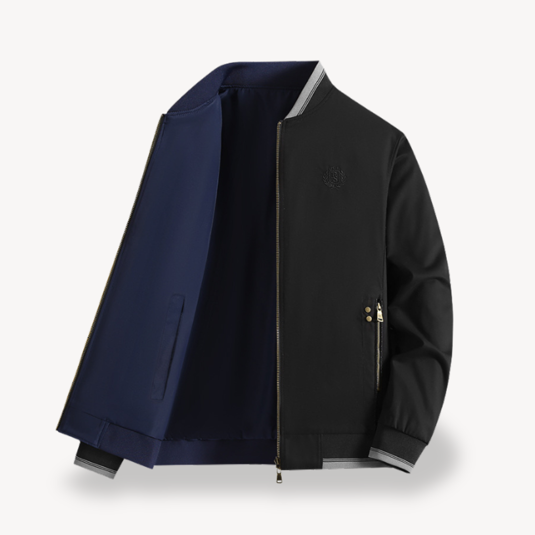 Reversible Formal Bomber Jacket