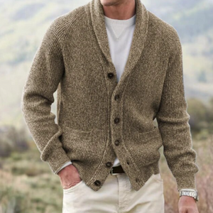 Men's Vintage V-neck cardigan