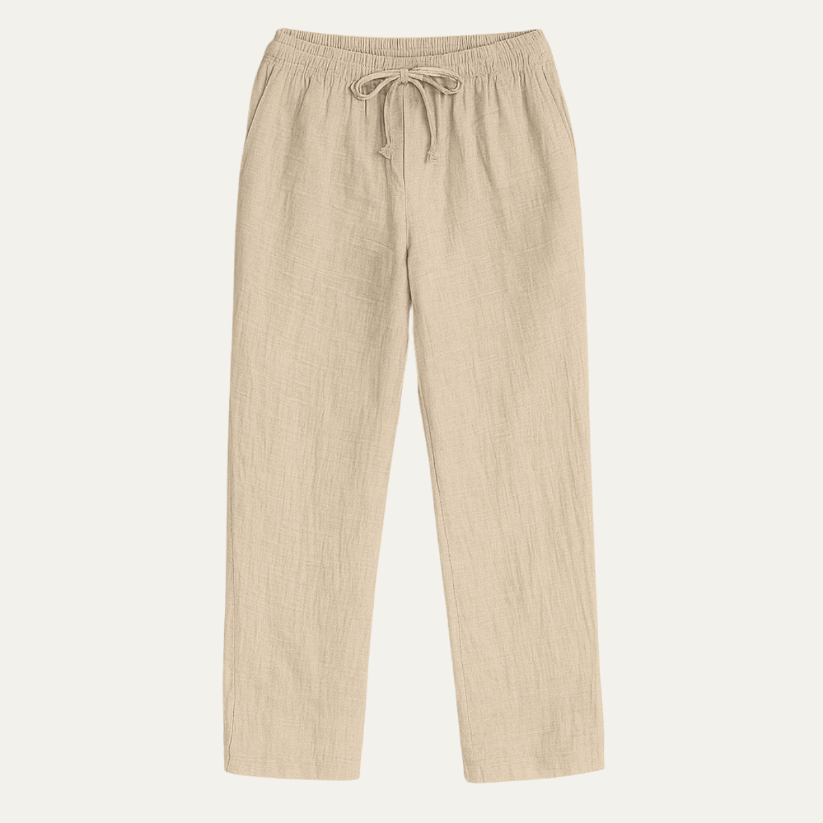 The Circular Quay Men’s Casual Pants Elastic Waist Loose Fit Linen Pants