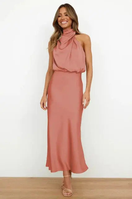 Women's Sleeveless Party Maxi Dress