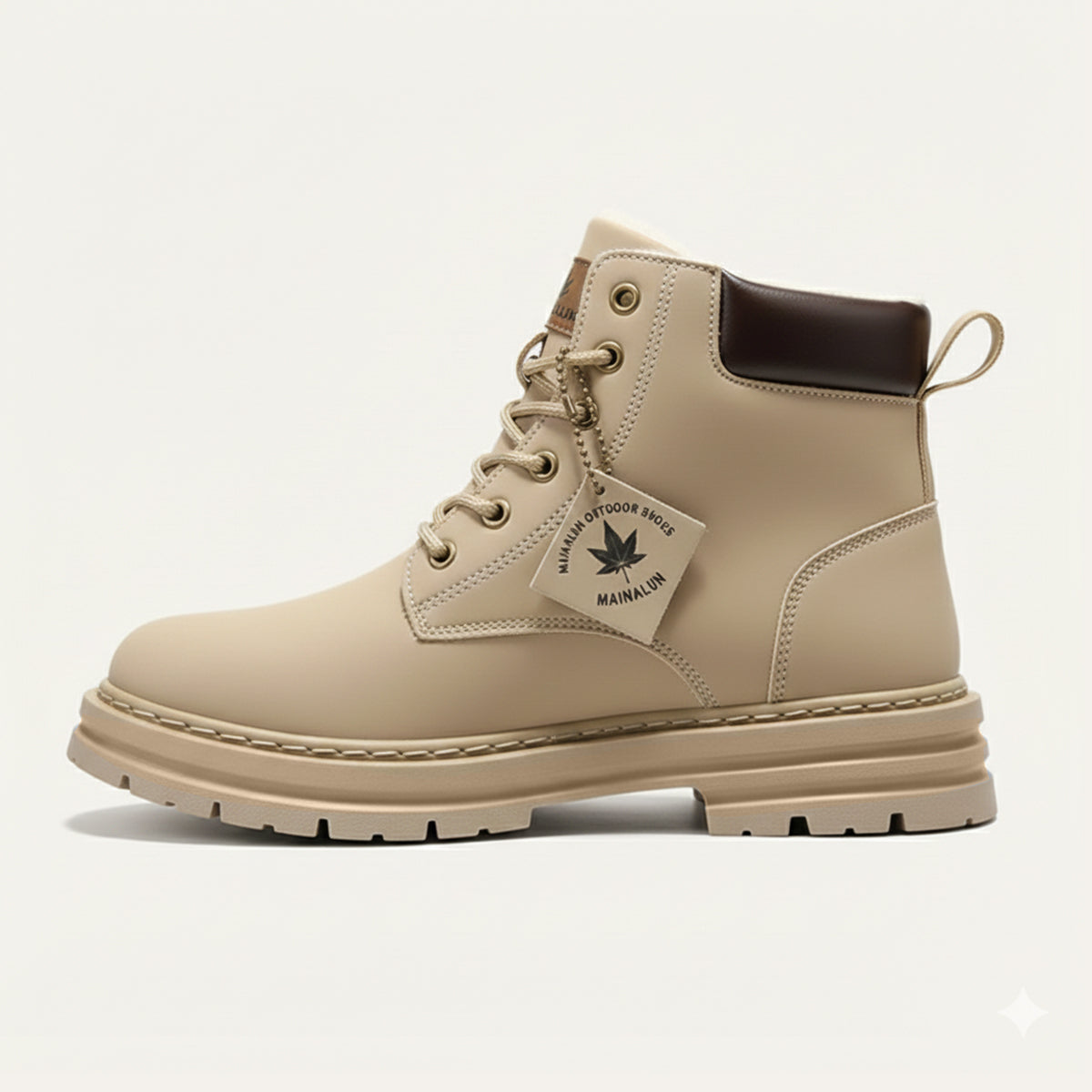 Men’s Cozy Fur Lined Insulated Snow Boots