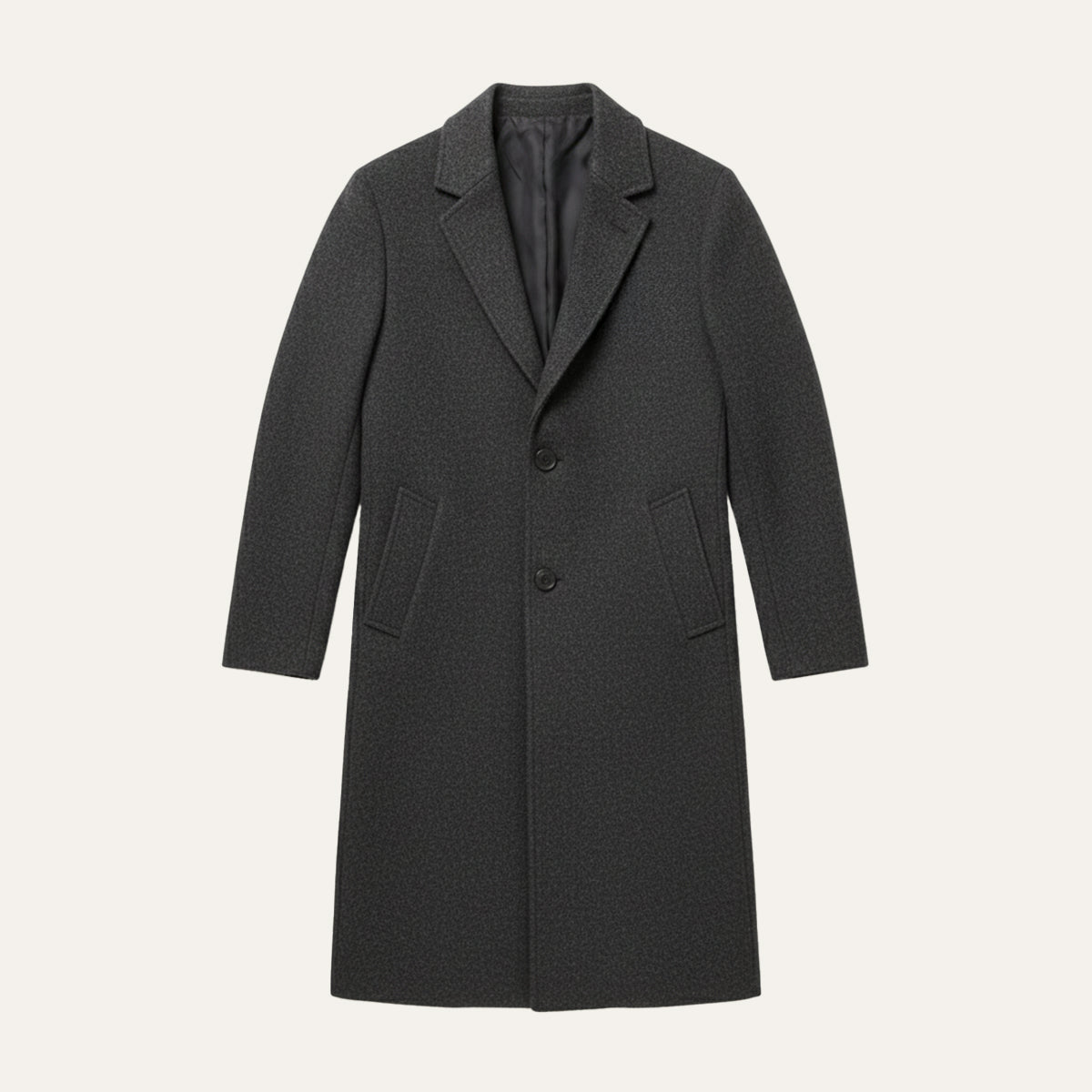 Men’s Elegant Classic Wool Overcoat