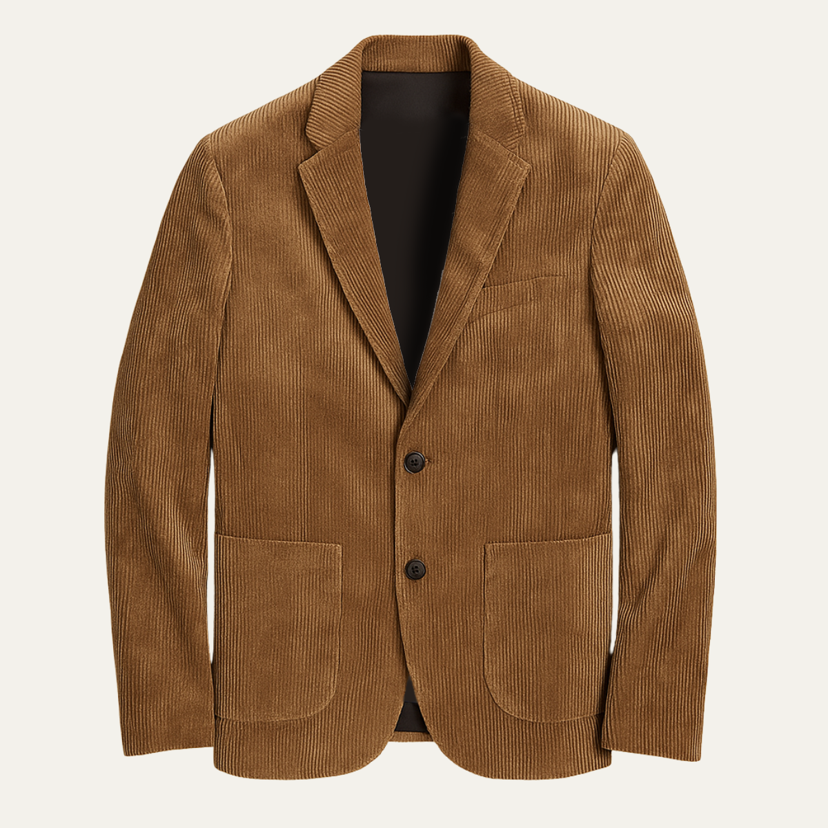 The Livorno Men’s Vintage Casual Slim Fit Corduroy Blazer