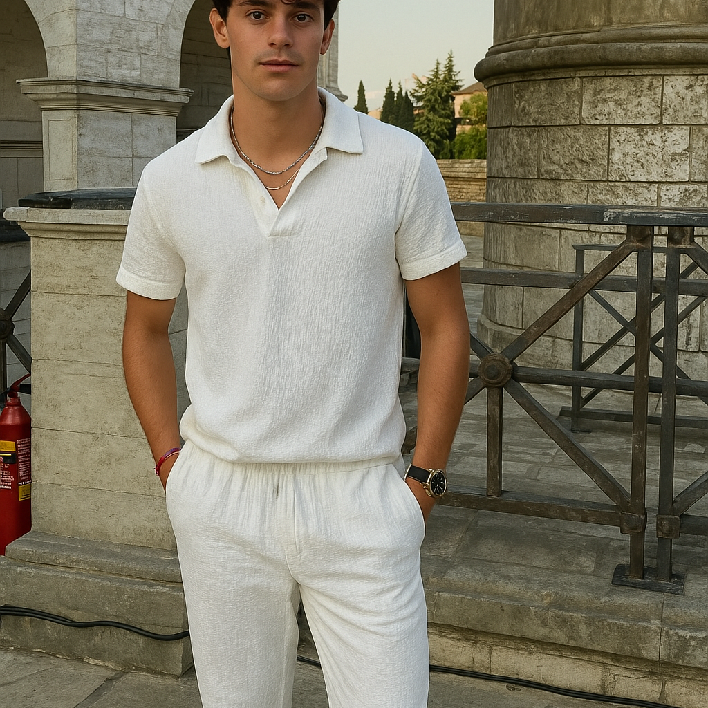 Classic Old Money Polo Set