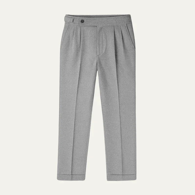 The Brighton Men’s Business High Waisted Pleated Dress Pants