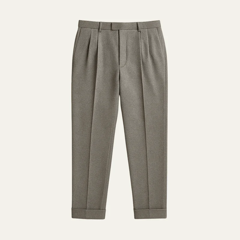 The Capitol Hill Men’s Pleated Straight Leg Smart Casual Dress Pants