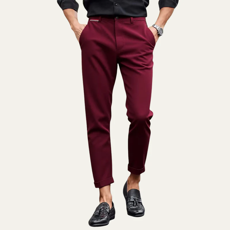The Santa Monica Men’s Smart Casual Slim Fit Tailored Dress Pants