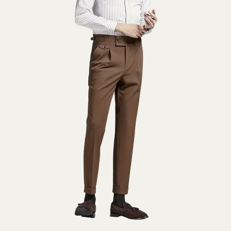 The Lake Tahoe Men’s Casual Pleated Suit Dress Pants