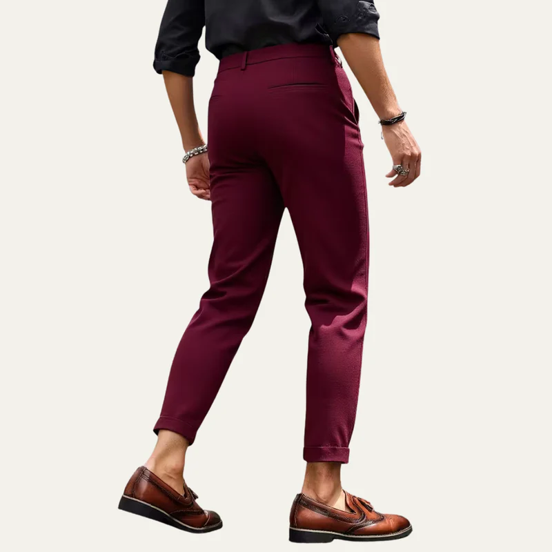 The Santa Monica Men’s Smart Casual Slim Fit Tailored Dress Pants
